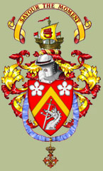 The Coat of Arms of John A. Duncan of
                          Sketraw, KCN, FSA Scot.