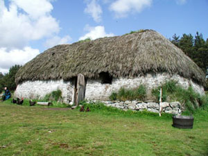 A typical Highland Croft house of the 1700's