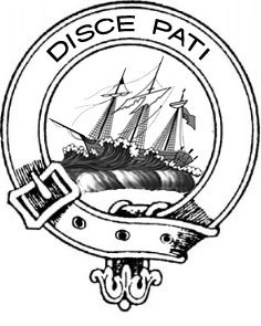 Crest Badge of Adam Alexander Duncan-Morison of Naughton - Click to go back