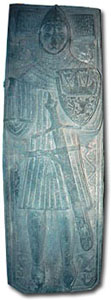 Grave slab of one ' Lord of the Isle', St Orans, Iona